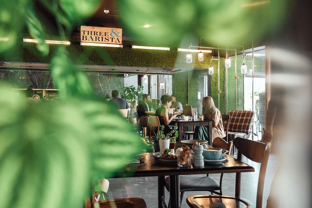 مطعم ثري اند باريستا Three & Barista. Restaurant (الأسعار + المنيو + الموقع)
