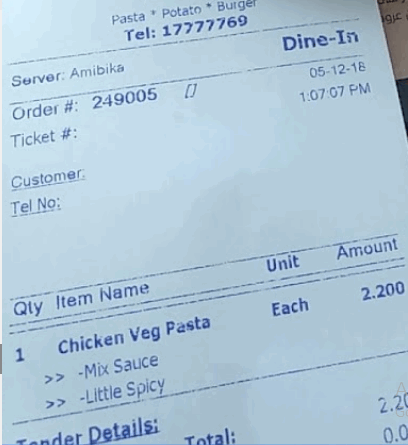 منيو مطعم ثري لاينز