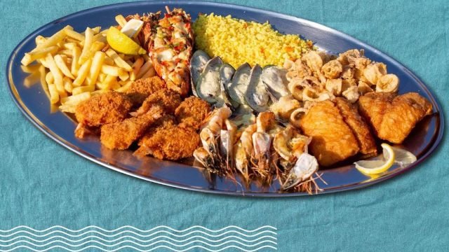 مطعم اوشن باسكت الجزيرة الخضراء الكويت