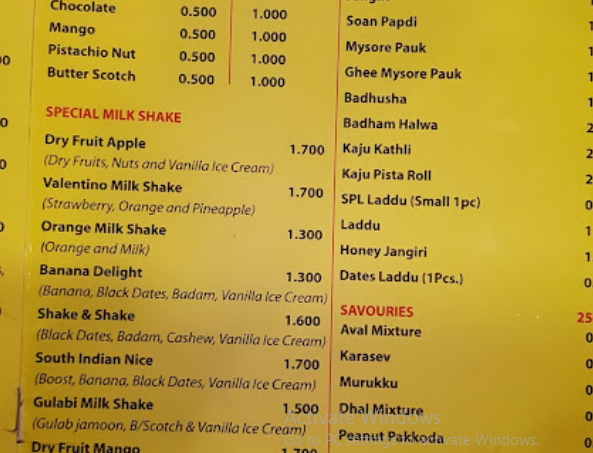 مطعم سانجيتا ديلايتس Sangeetha Restaurant Delights في البحرين
